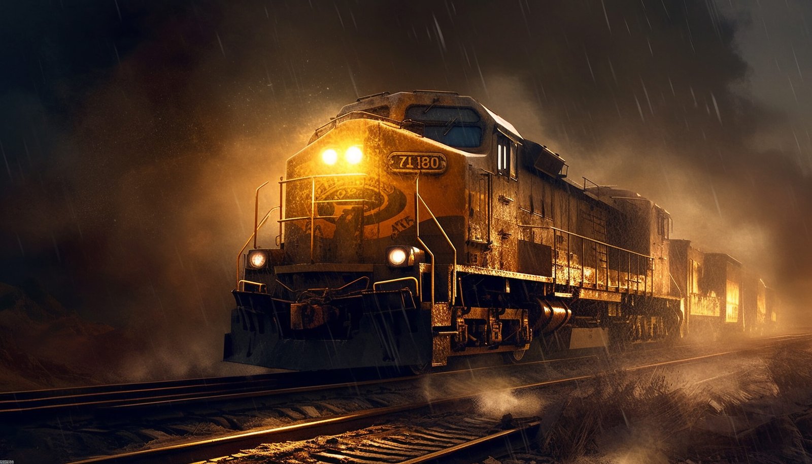 Comfortable train journey and rail travel